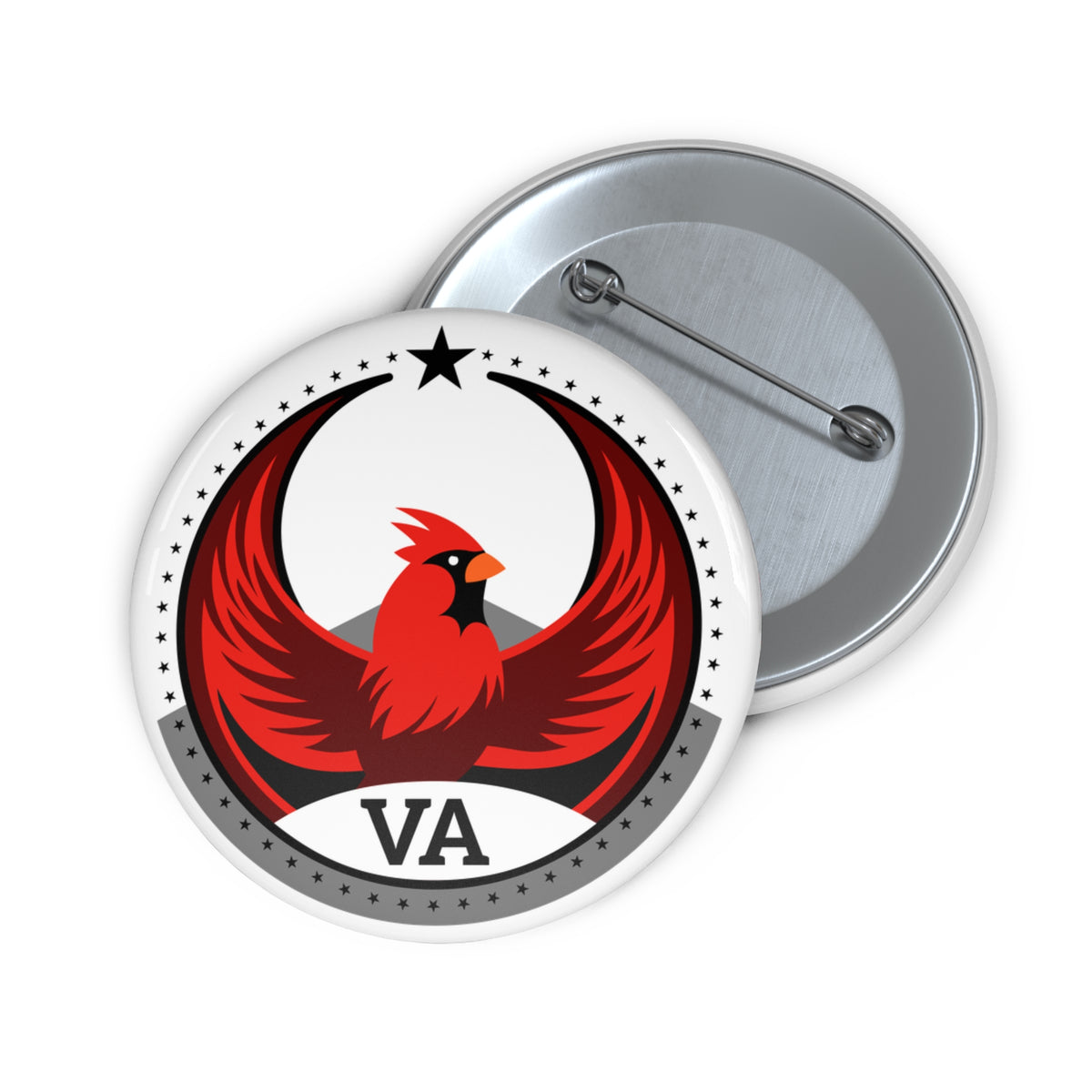 Bird Rebels Pin Button – VA – Light