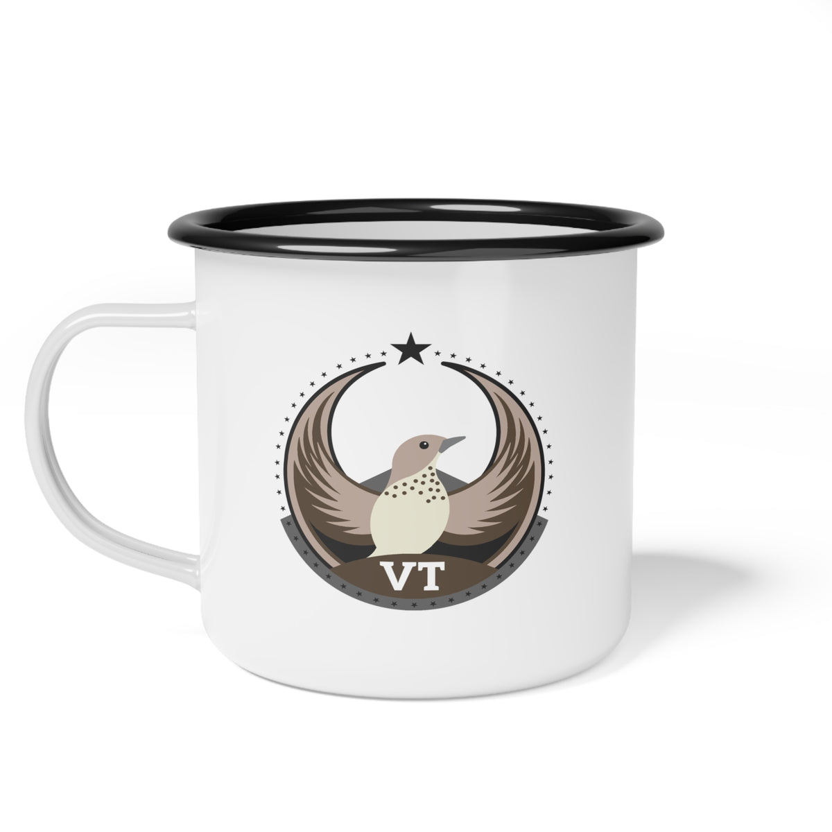 Bird Rebels Enamel Camp Cup – VT – Light