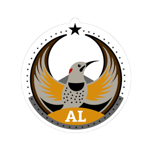 Alabama Yellowhammer Light Kiss-Cut Sticker | Bird Rebels AL Community Pride Decal