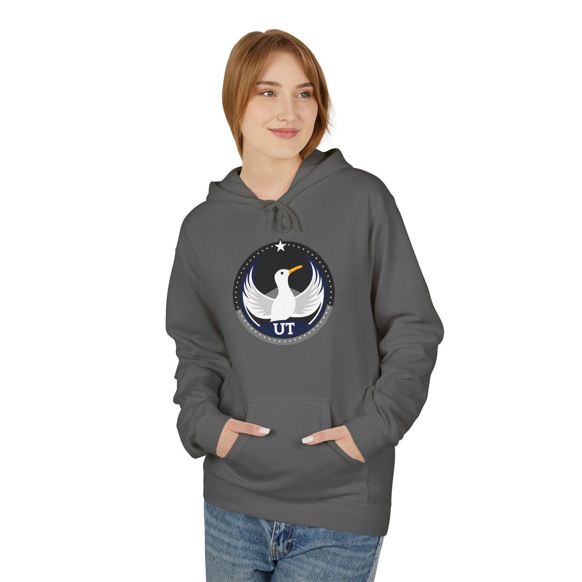Bird Rebels Midweight Softstyle Fleece Hoodie – UT – Dark