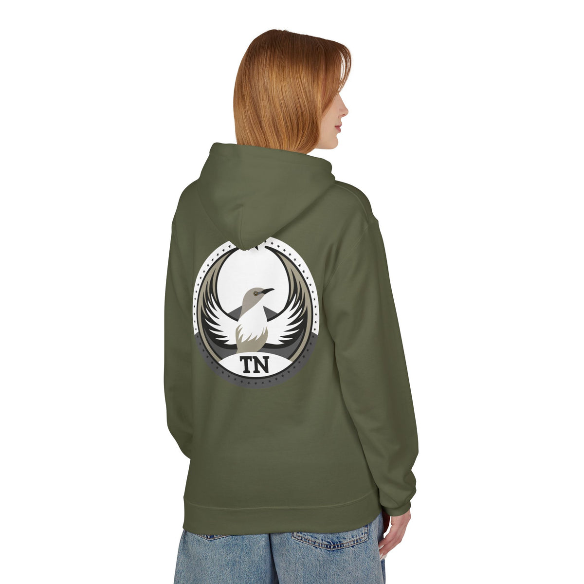 Bird Rebels Midweight Softstyle Fleece Hoodie – TN – Light