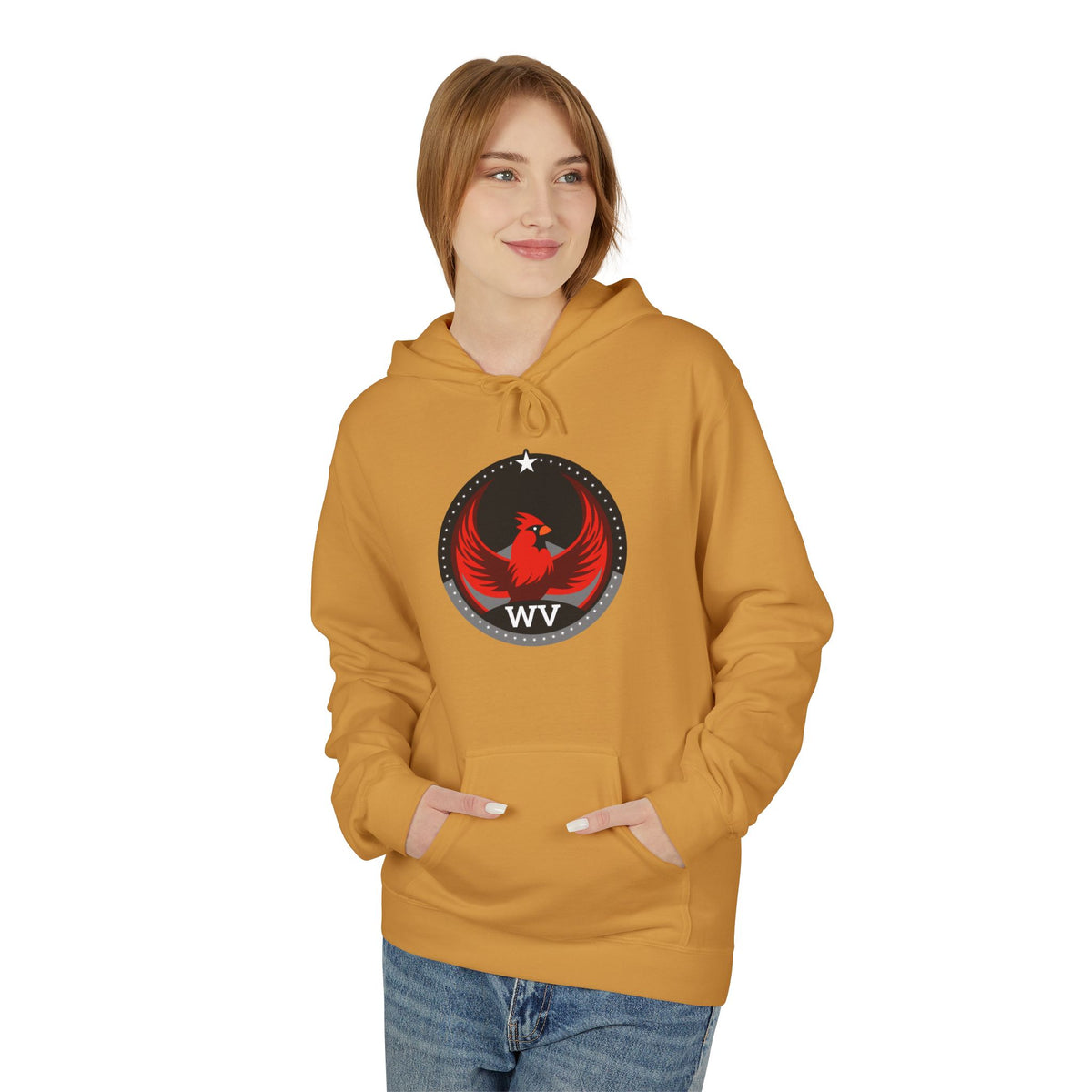 Bird Rebels Midweight Softstyle Fleece Hoodie – WV – Dark