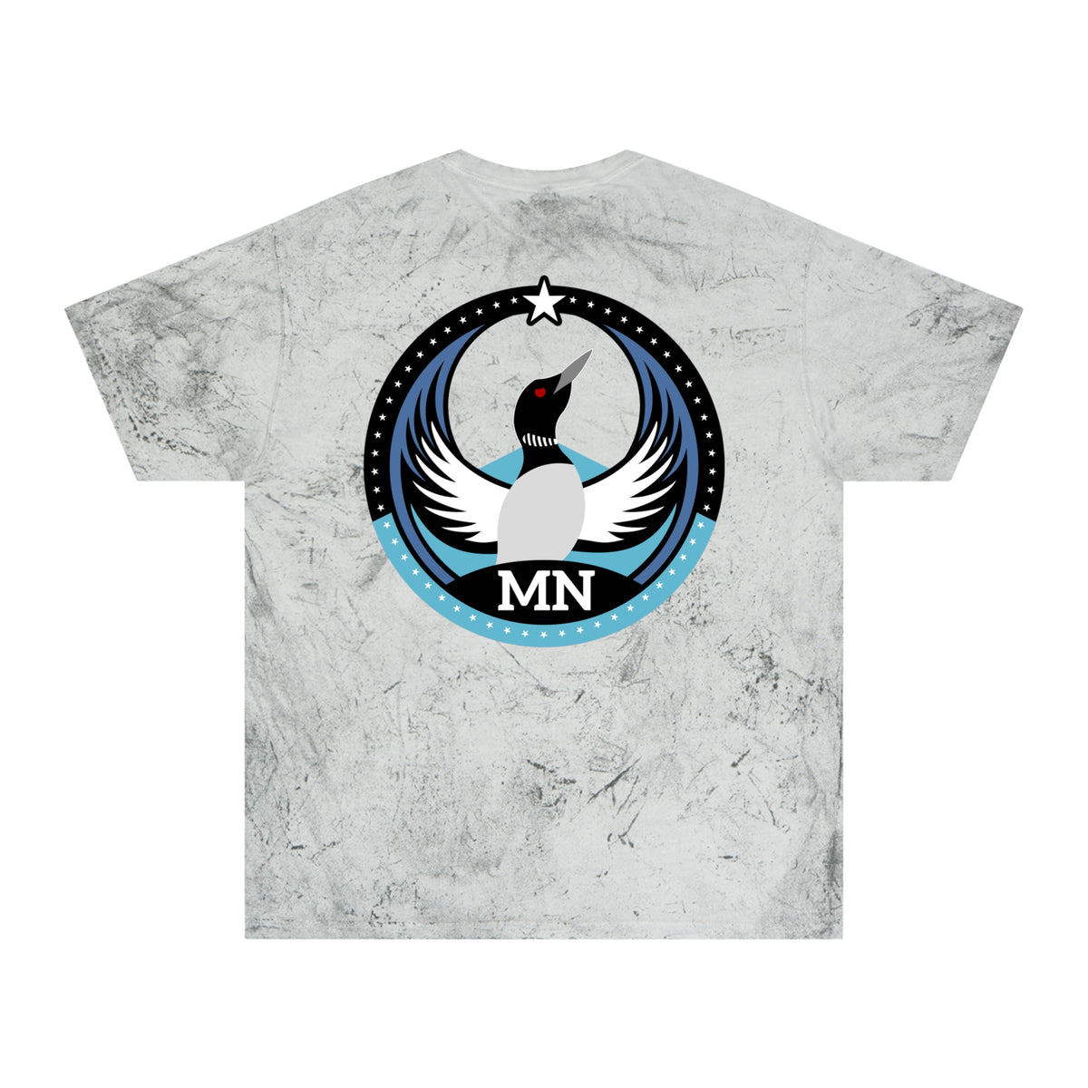 Minnesota Common Loon Bird Rebel – Dark | Comfort Colors Color Blast Tee
