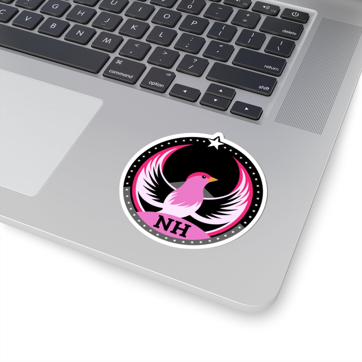 New Hampshire Purple Finch Dark Kiss-Cut Sticker | Bird Rebels NH Community Pride Decal
