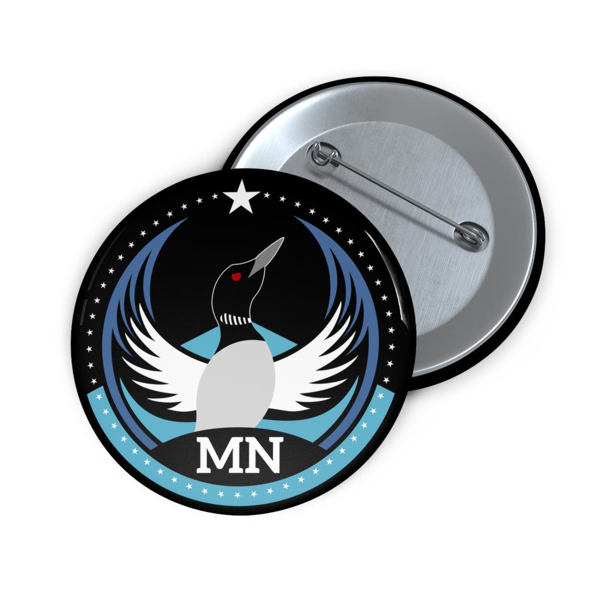 Bird Rebels Pin Button – MN – Dark