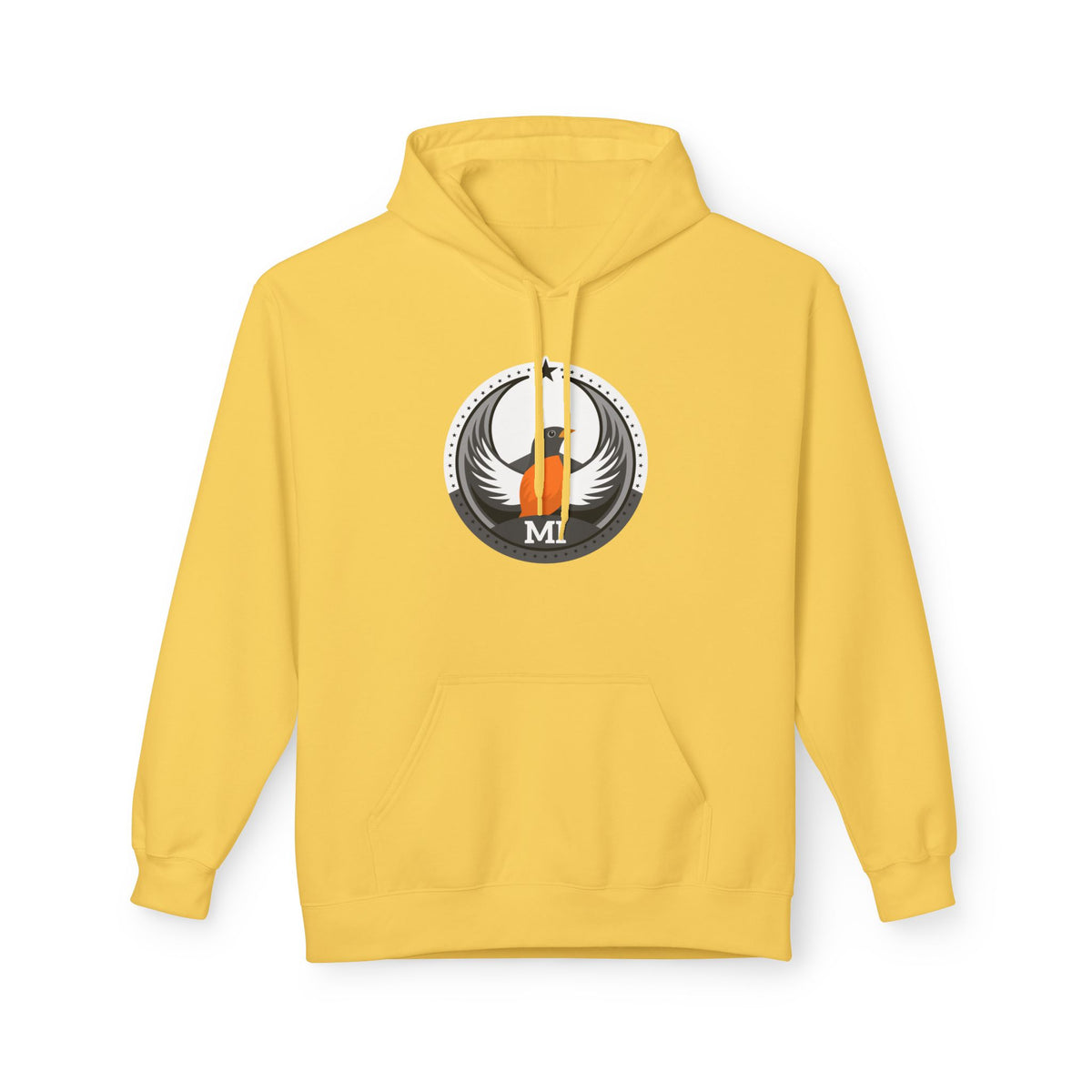 Bird Rebels Midweight Softstyle Fleece Hoodie – MI – Light