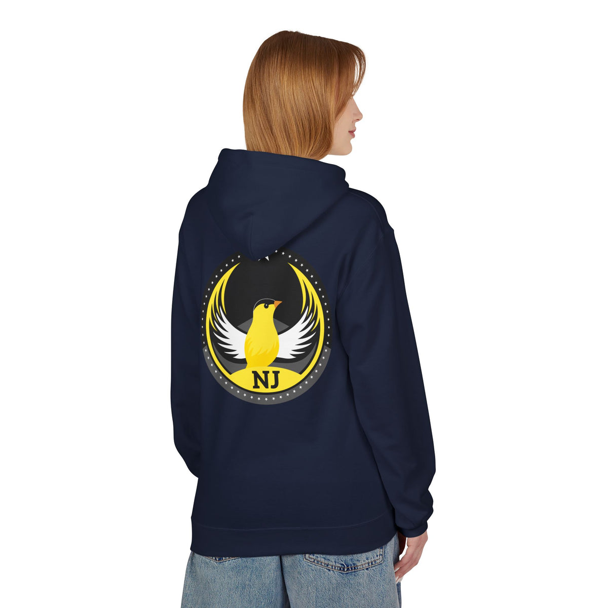 Bird Rebels Midweight Softstyle Fleece Hoodie – NJ – Dark