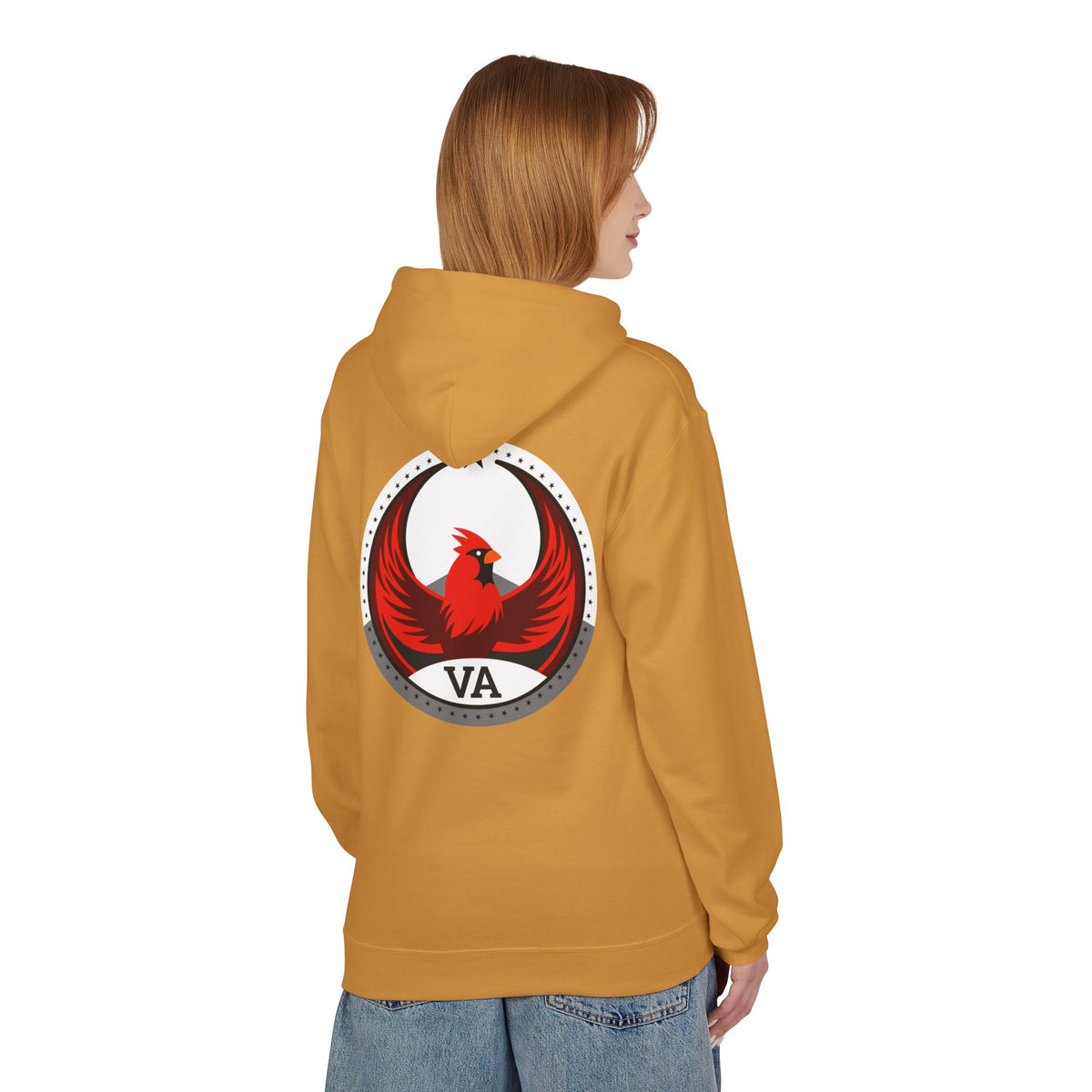 Bird Rebels Midweight Softstyle Fleece Hoodie – VA – Light