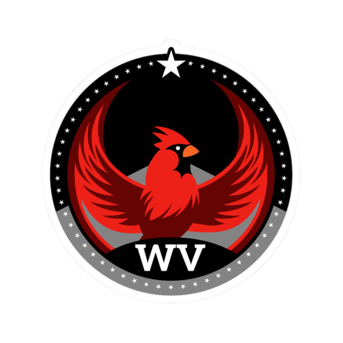 Bird Rebels Kiss-Cut Stickers – WV – Dark