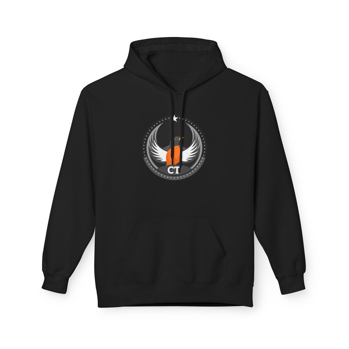 Bird Rebels Midweight Softstyle Fleece Hoodie – CT – Dark