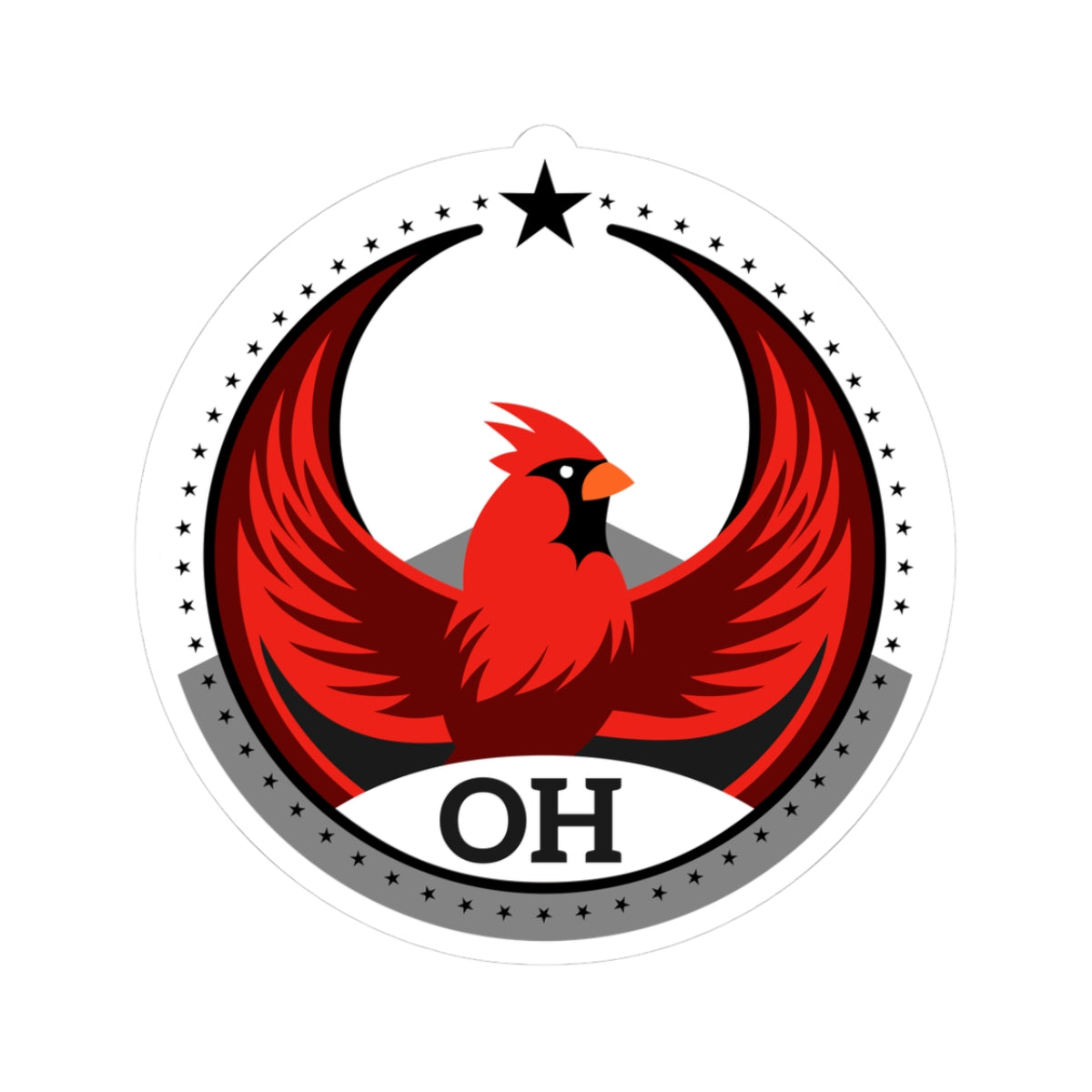 Bird Rebels Kiss-Cut Stickers – OH – Light