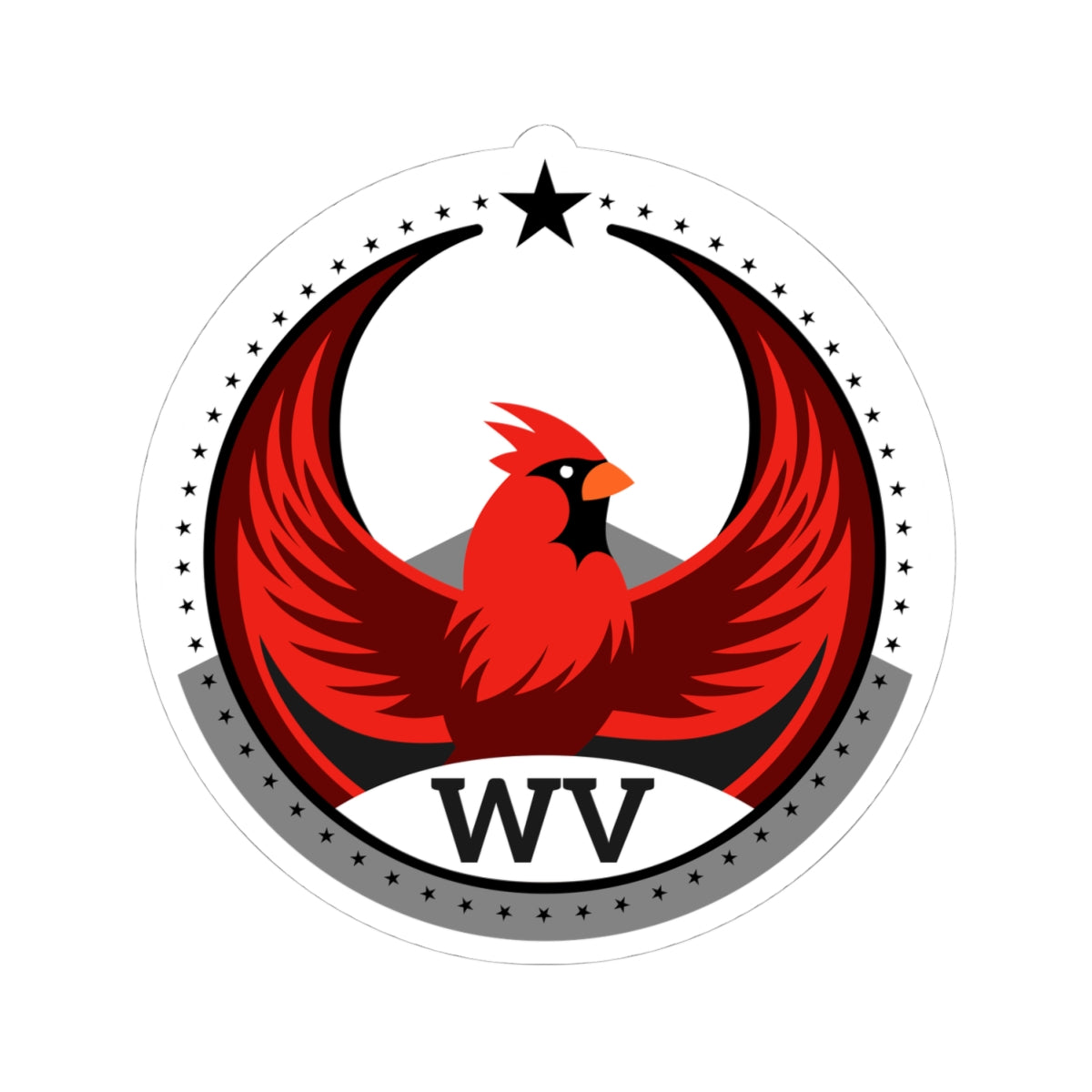 Bird Rebels Kiss-Cut Stickers – WV – Light