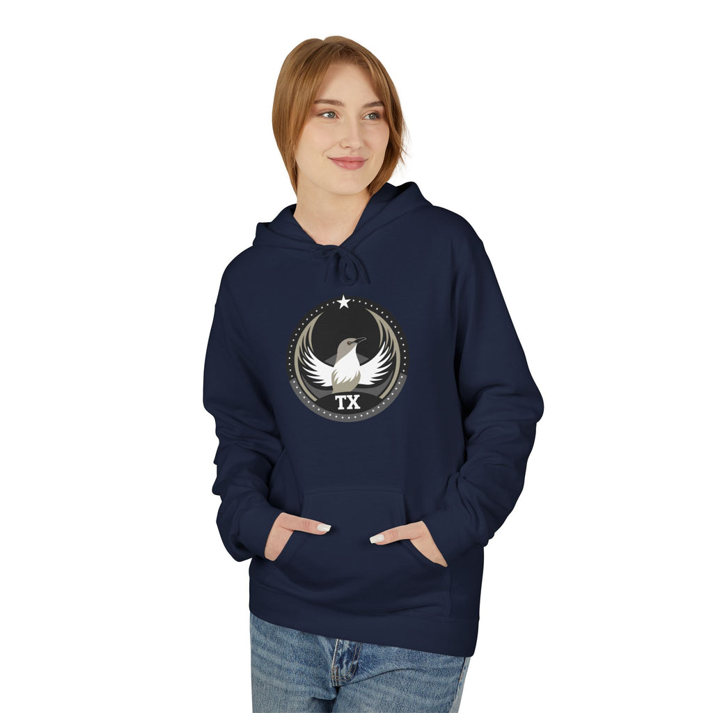 Bird Rebels Midweight Softstyle Fleece Hoodie – TX – Dark