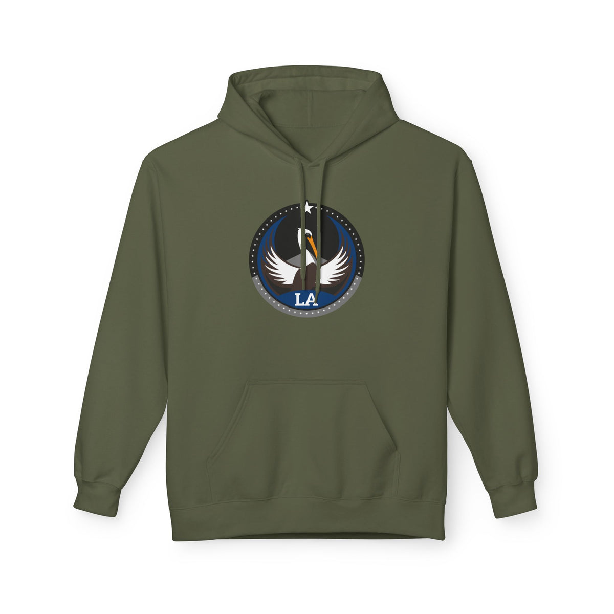 Bird Rebels Midweight Softstyle Fleece Hoodie – LA – Dark