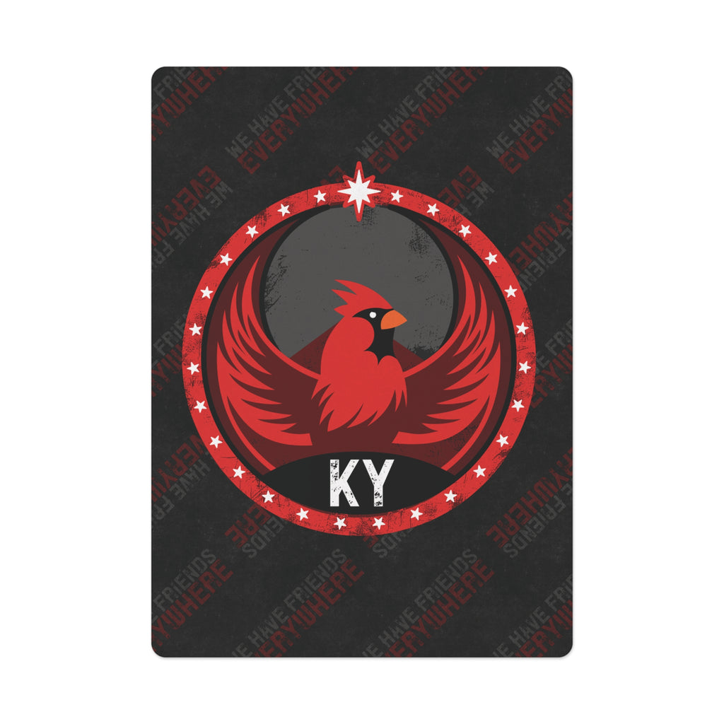 Kentucky Cardinal Rebel - Poker Cards - KY - We Have Friends Everywhere