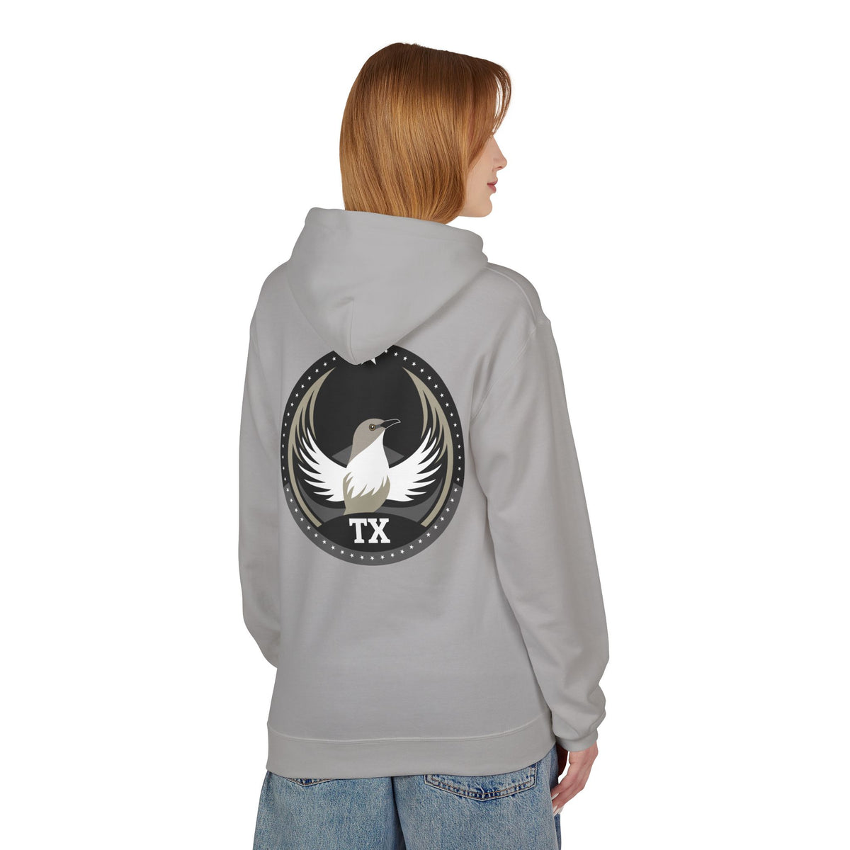 Bird Rebels Midweight Softstyle Fleece Hoodie – TX – Dark