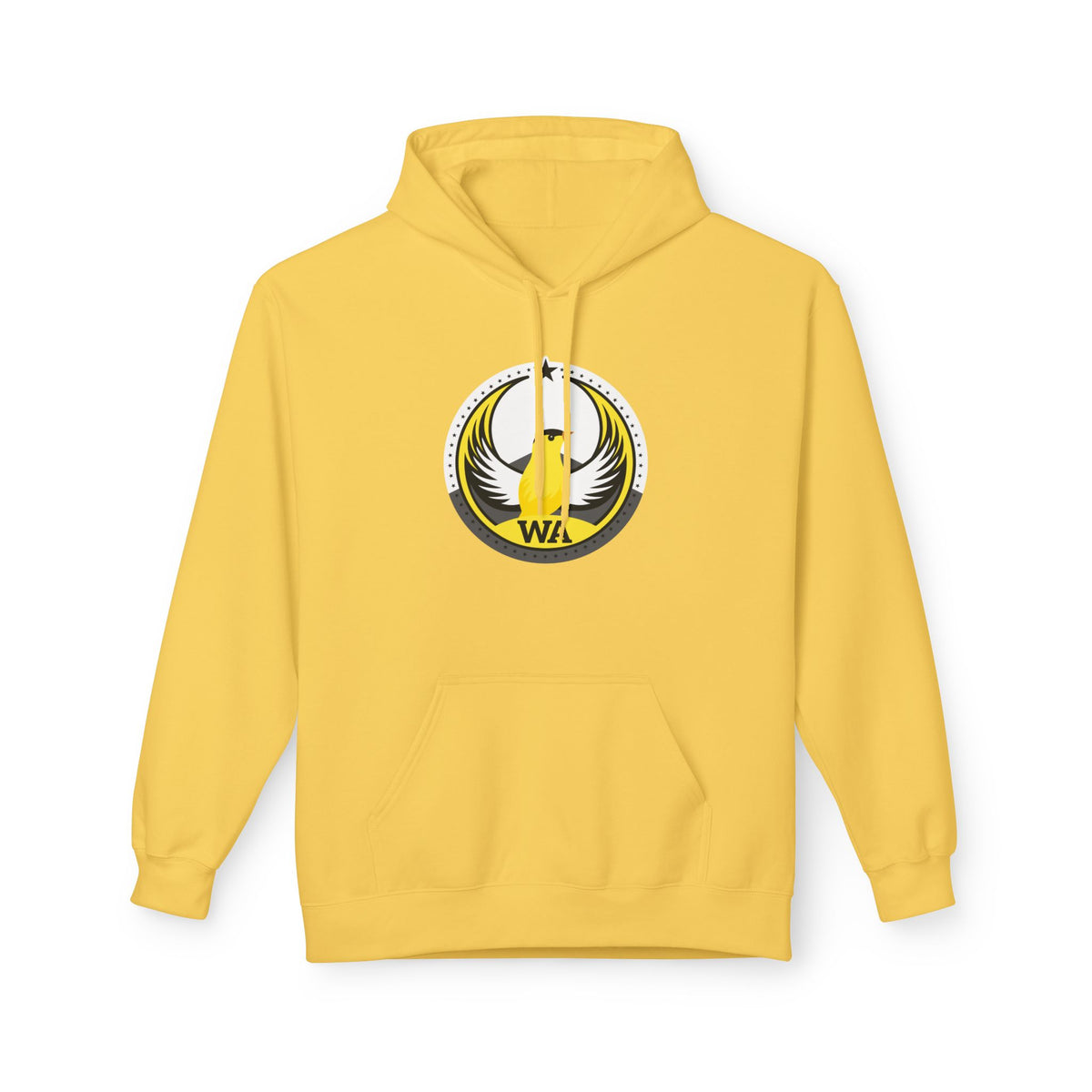 Bird Rebels Midweight Softstyle Fleece Hoodie – WA – Willow Goldfinch – Light