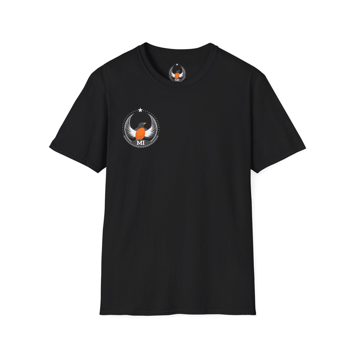 Bird Rebels Softstyle T-Shirt – MI – Dark