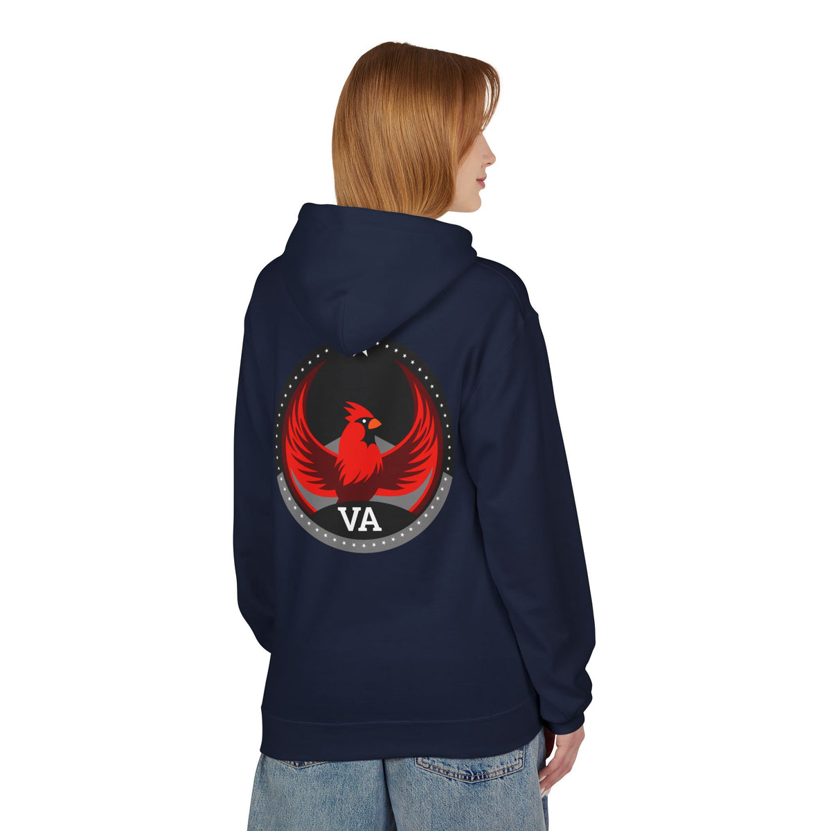 Bird Rebels Midweight Softstyle Fleece Hoodie – VA – Dark