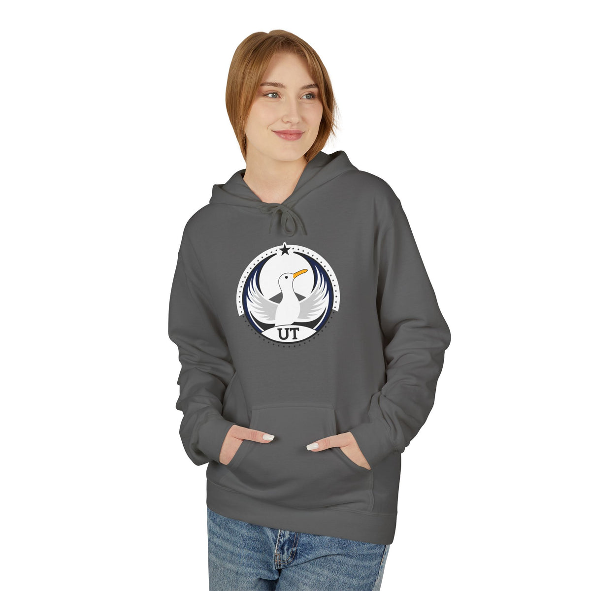 Bird Rebels Midweight Softstyle Fleece Hoodie – UT – Light