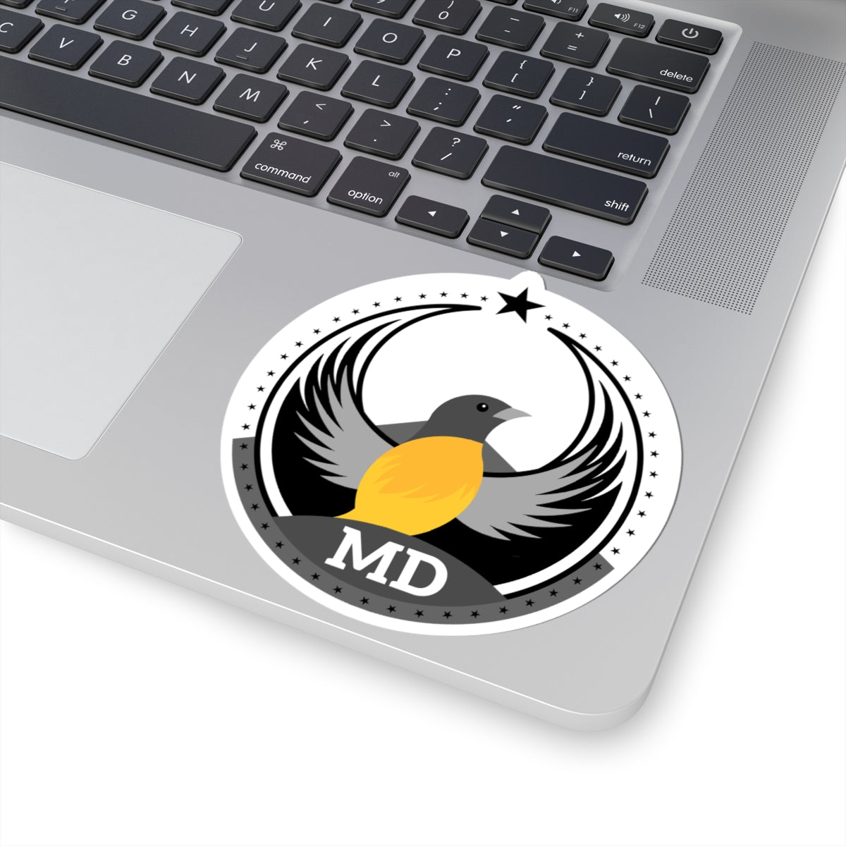 Maryland Baltimore Oriole Light Kiss-Cut Sticker | Bird Rebels MD Community Pride Decal