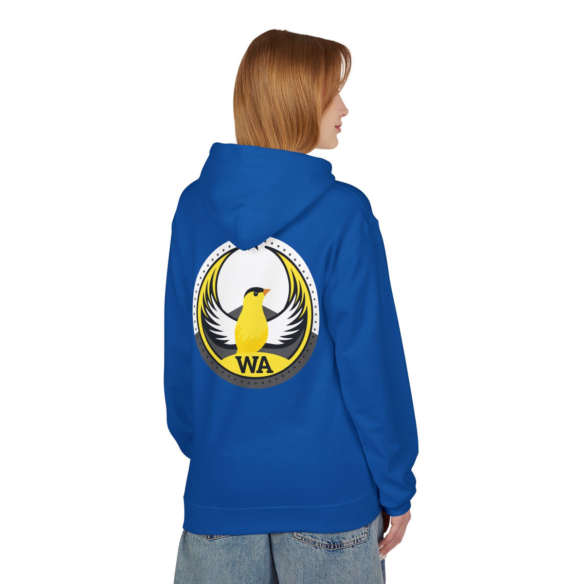 Bird Rebels Midweight Softstyle Fleece Hoodie – WA – Willow Goldfinch – Light