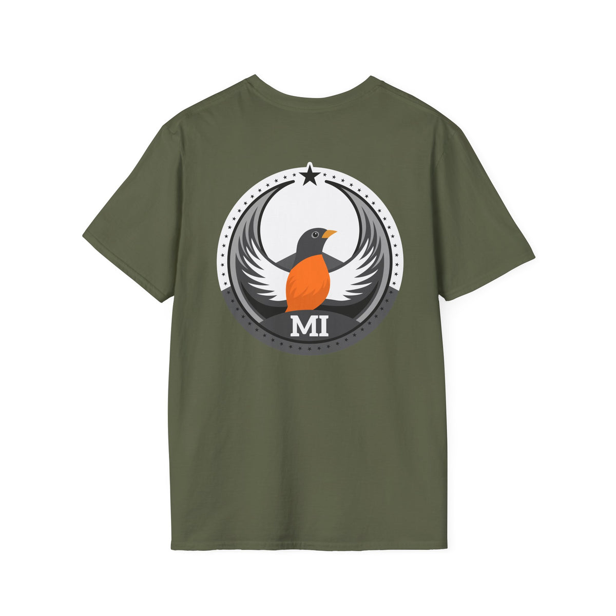 Bird Rebels Softstyle T-Shirt – MI – Light