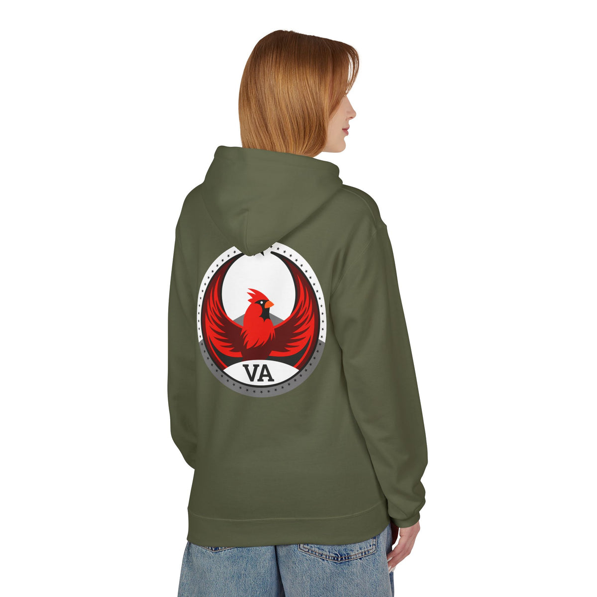Bird Rebels Midweight Softstyle Fleece Hoodie – VA – Light