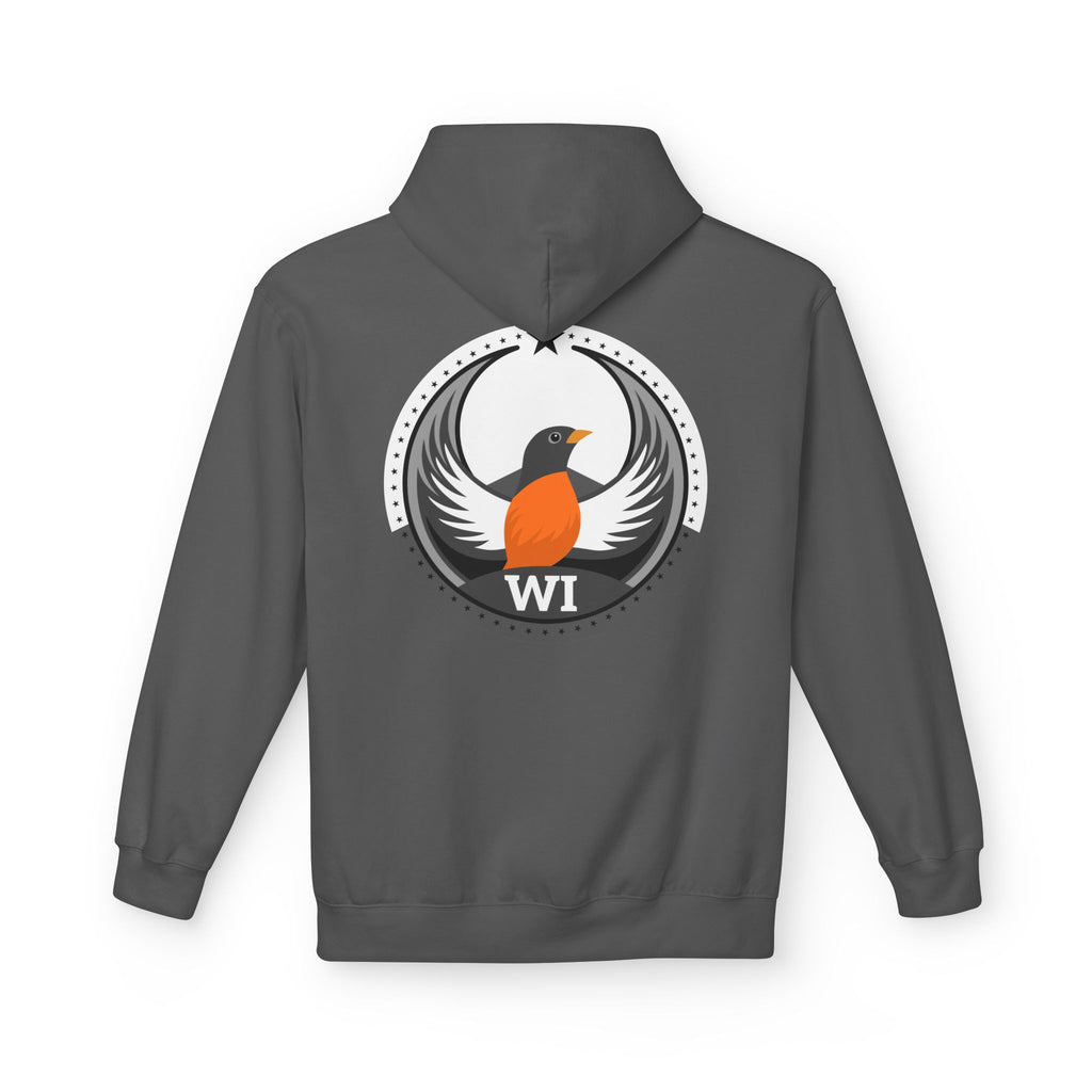Bird Rebels Midweight Softstyle Fleece Hoodie – WI – Light