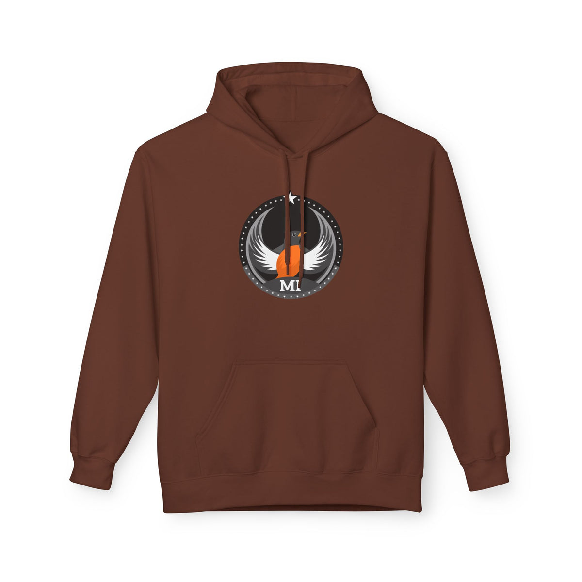 Bird Rebels Midweight Softstyle Fleece Hoodie – MI – Dark