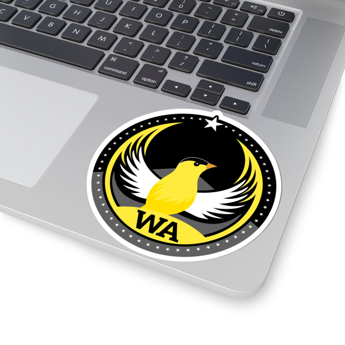 Bird Rebels Kiss-Cut Stickers – WA – Willow Goldfinch – Dark