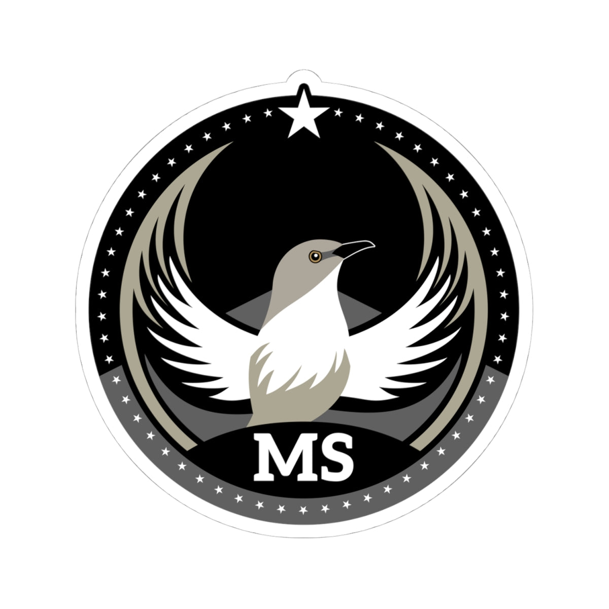 Bird Rebels Kiss-Cut Stickers – MS – Dark