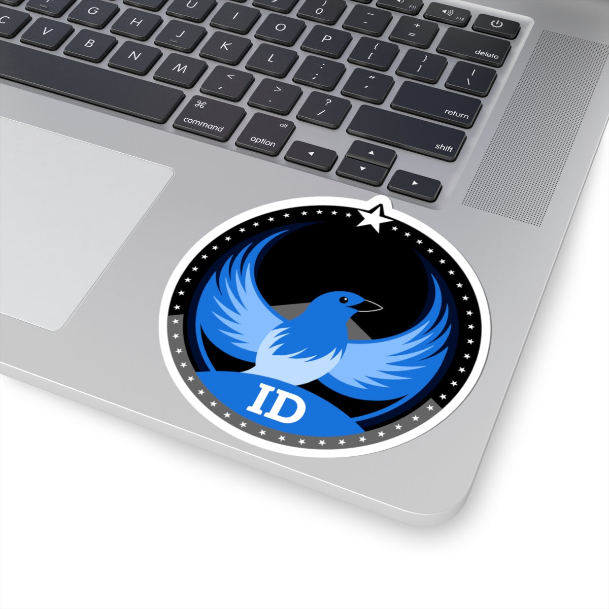 Idaho Mountain Bluebird Dark Kiss-Cut Sticker | Bird Rebels ID Community Pride Decal