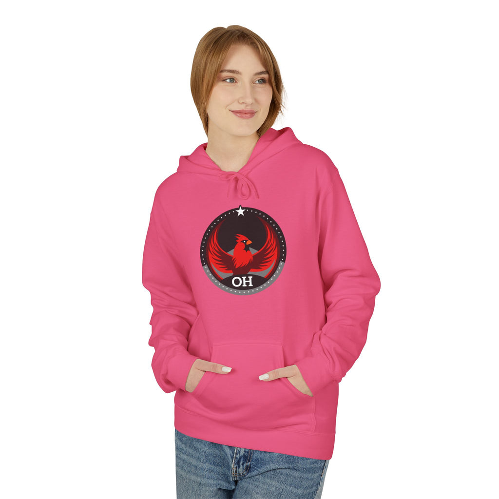 Bird Rebels Midweight Softstyle Fleece Hoodie – OH – Dark