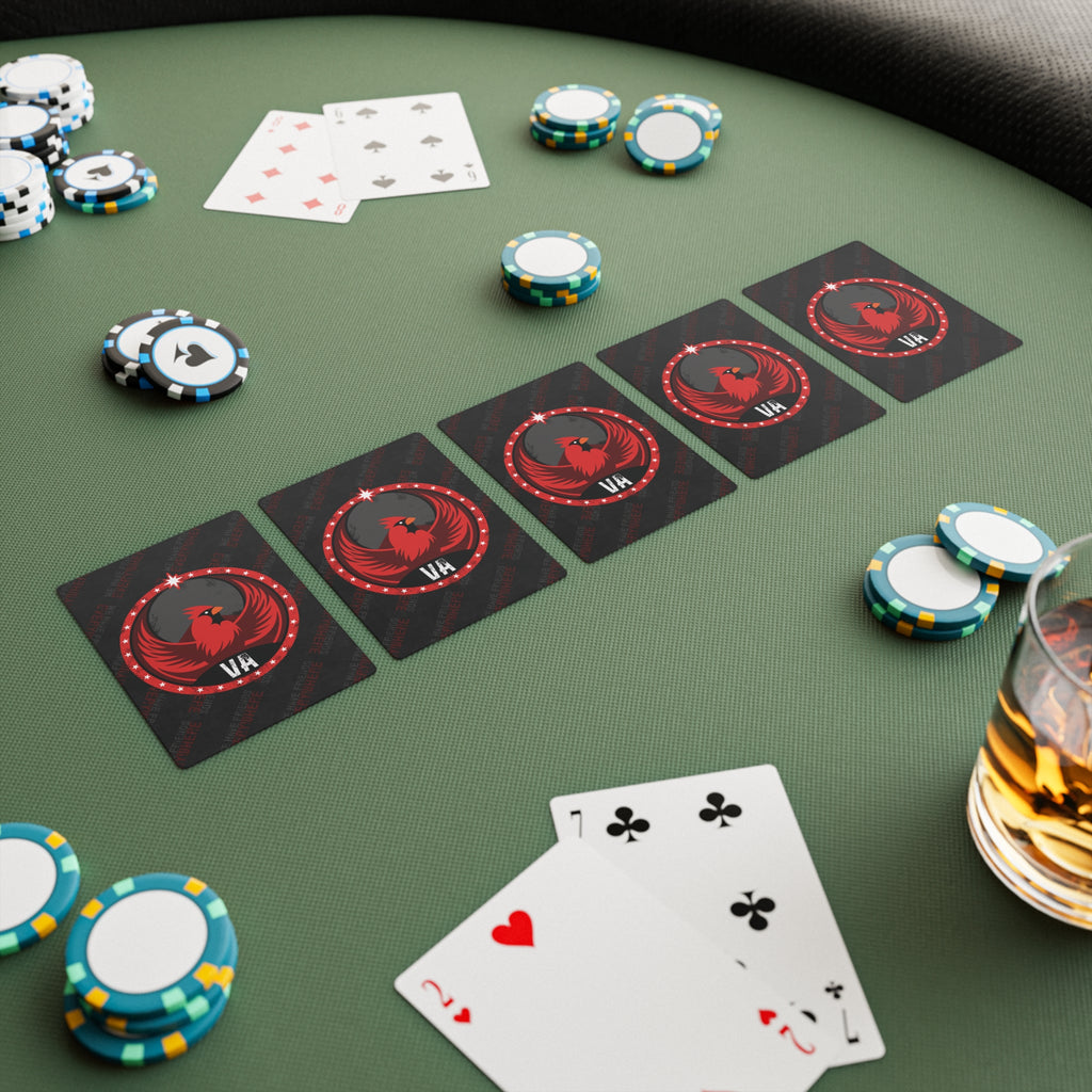 Virginia Cardinal Rebel - Poker Cards - VA - We Have Friends Everywhere