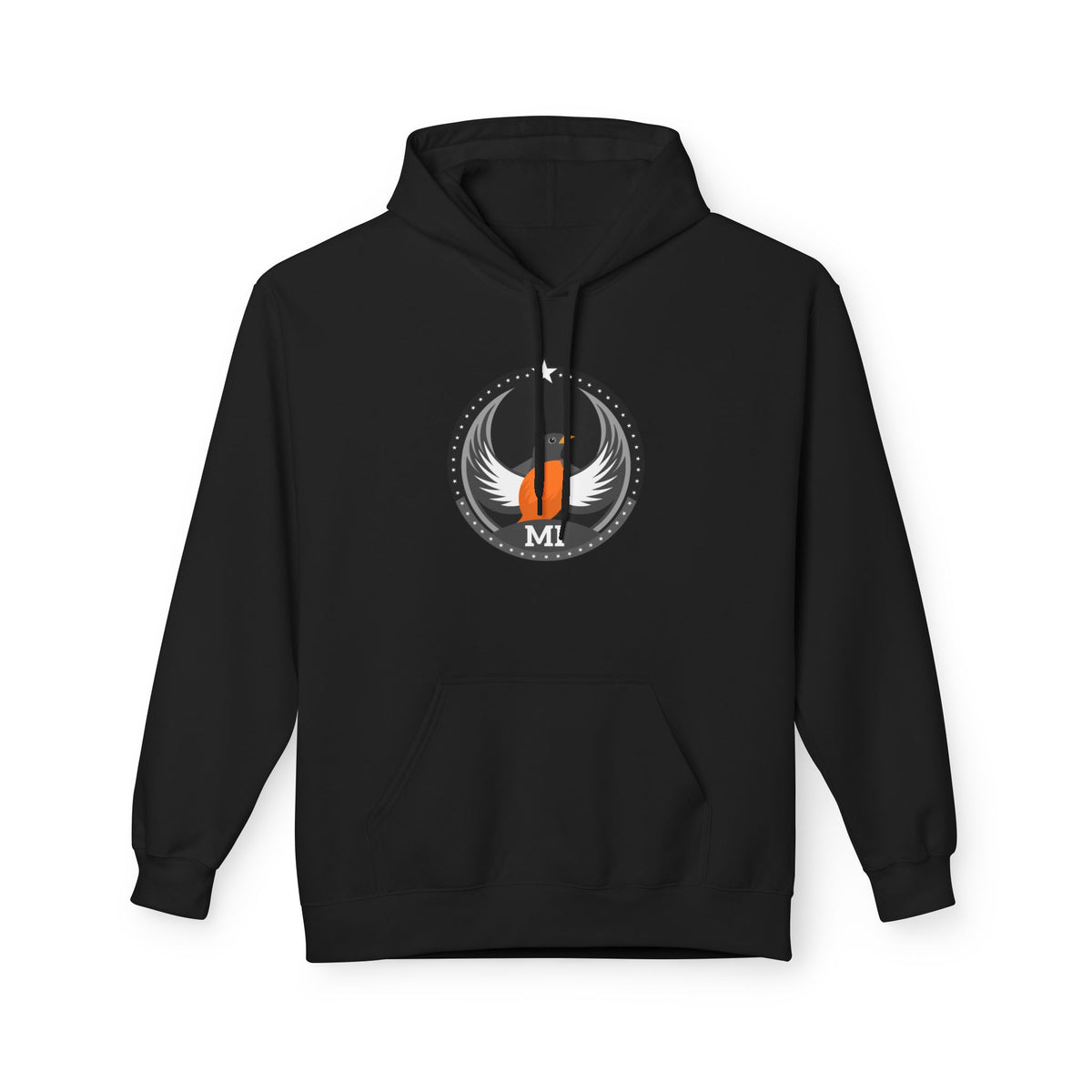 Bird Rebels Midweight Softstyle Fleece Hoodie – MI – Dark