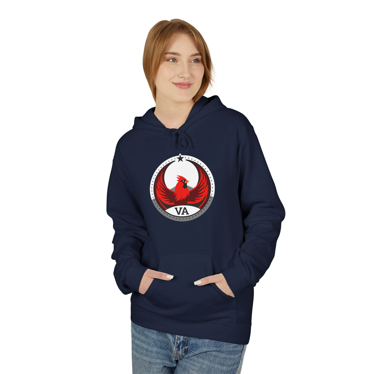 Bird Rebels Midweight Softstyle Fleece Hoodie – VA – Light