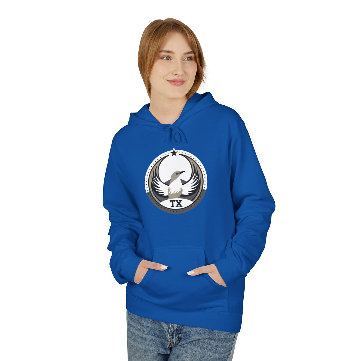 Bird Rebels Midweight Softstyle Fleece Hoodie – TX – Light