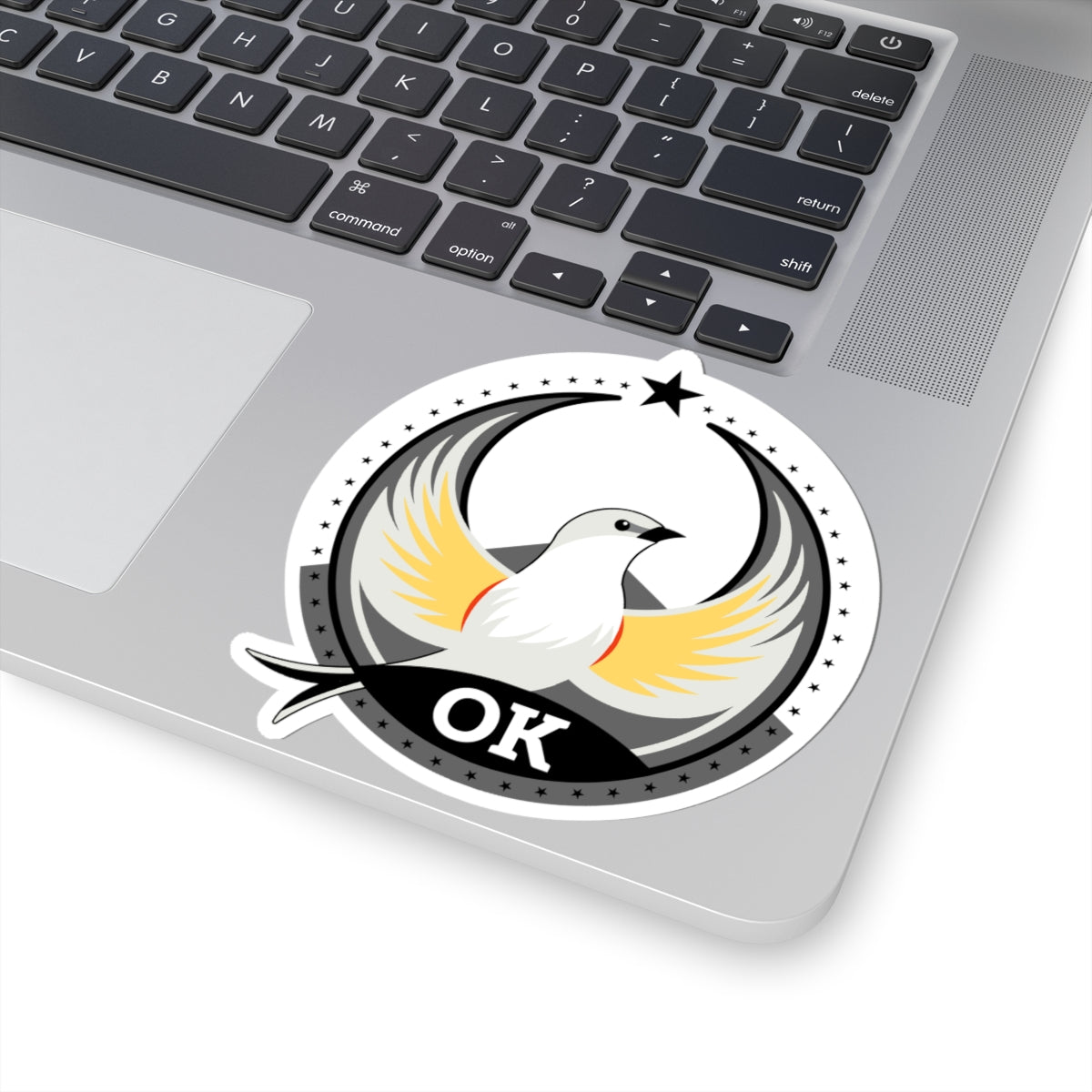 Oklahoma Scissor-tailed Flycatcher Light Kiss-Cut Sticker | Bird Rebels OK Community Pride Decal