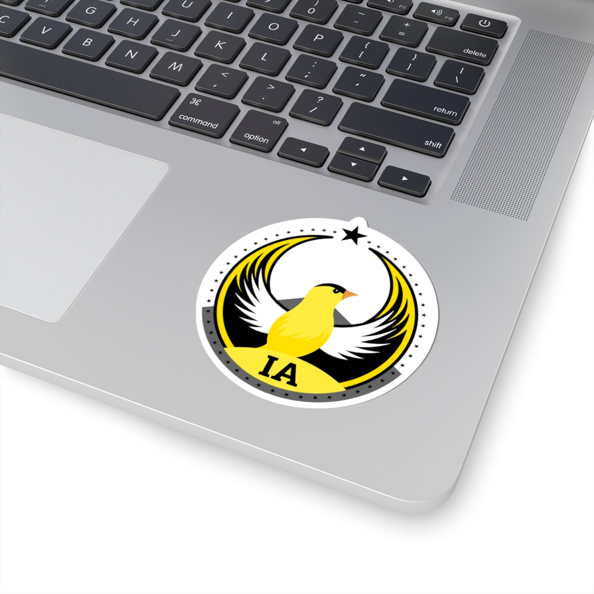 Iowa Eastern Goldfinch Light Kiss-Cut Sticker | Bird Rebels IA Community Pride Decal
