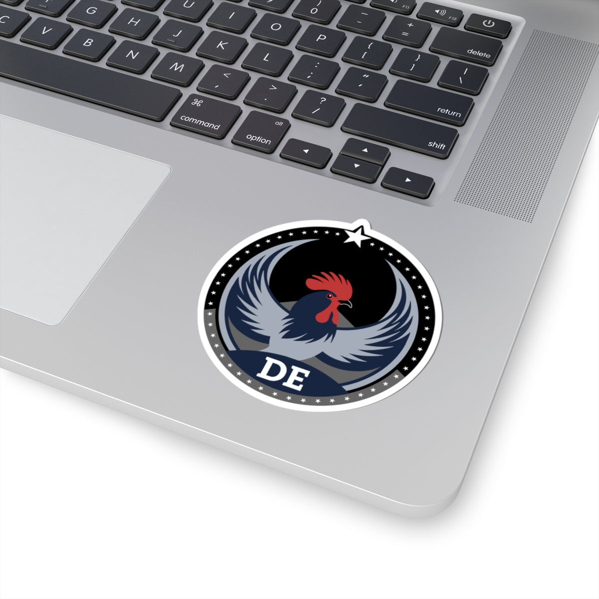 Delaware Delaware Blue Hen Dark Kiss-Cut Sticker | Bird Rebels DE Community Pride Decal