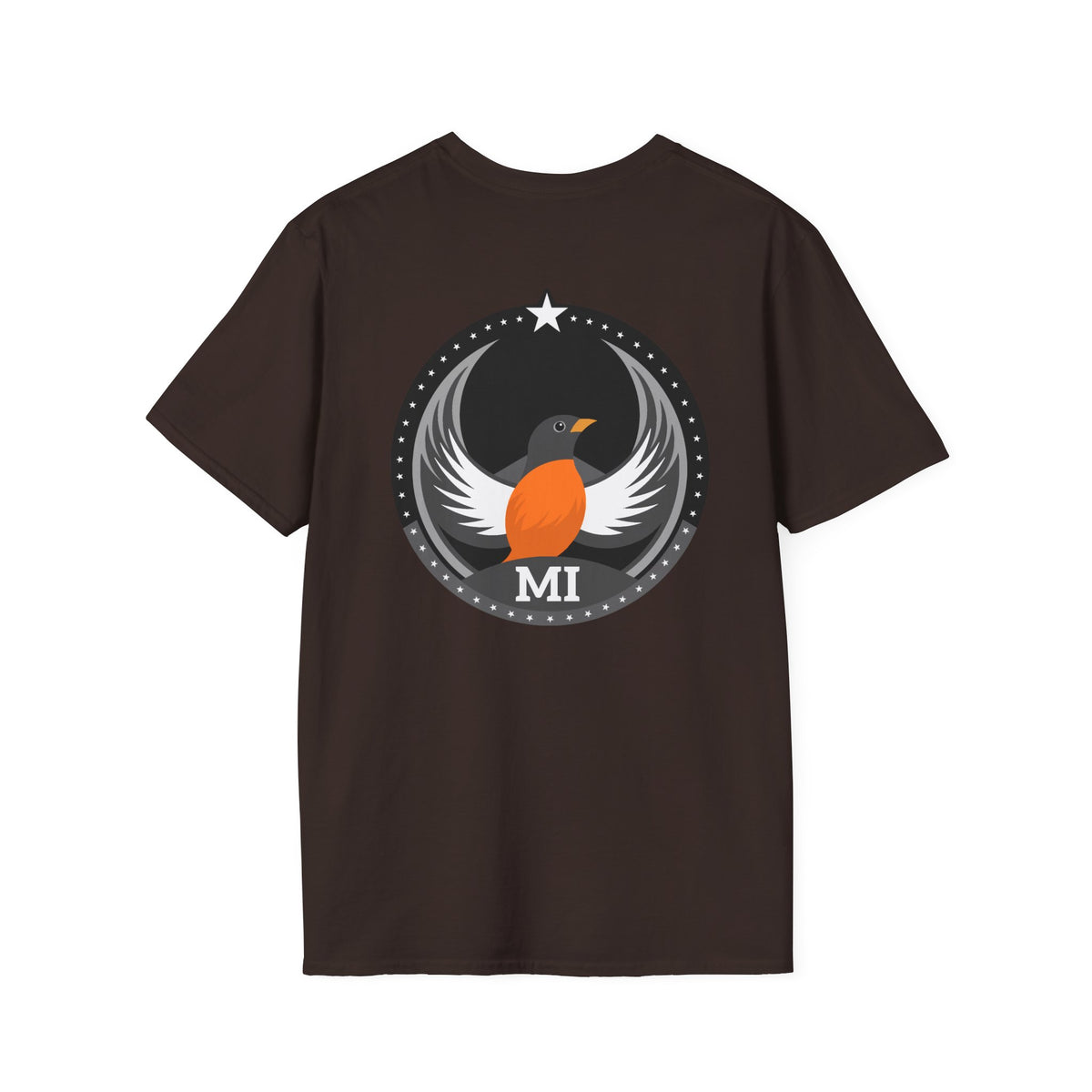 Bird Rebels Softstyle T-Shirt – MI – Dark