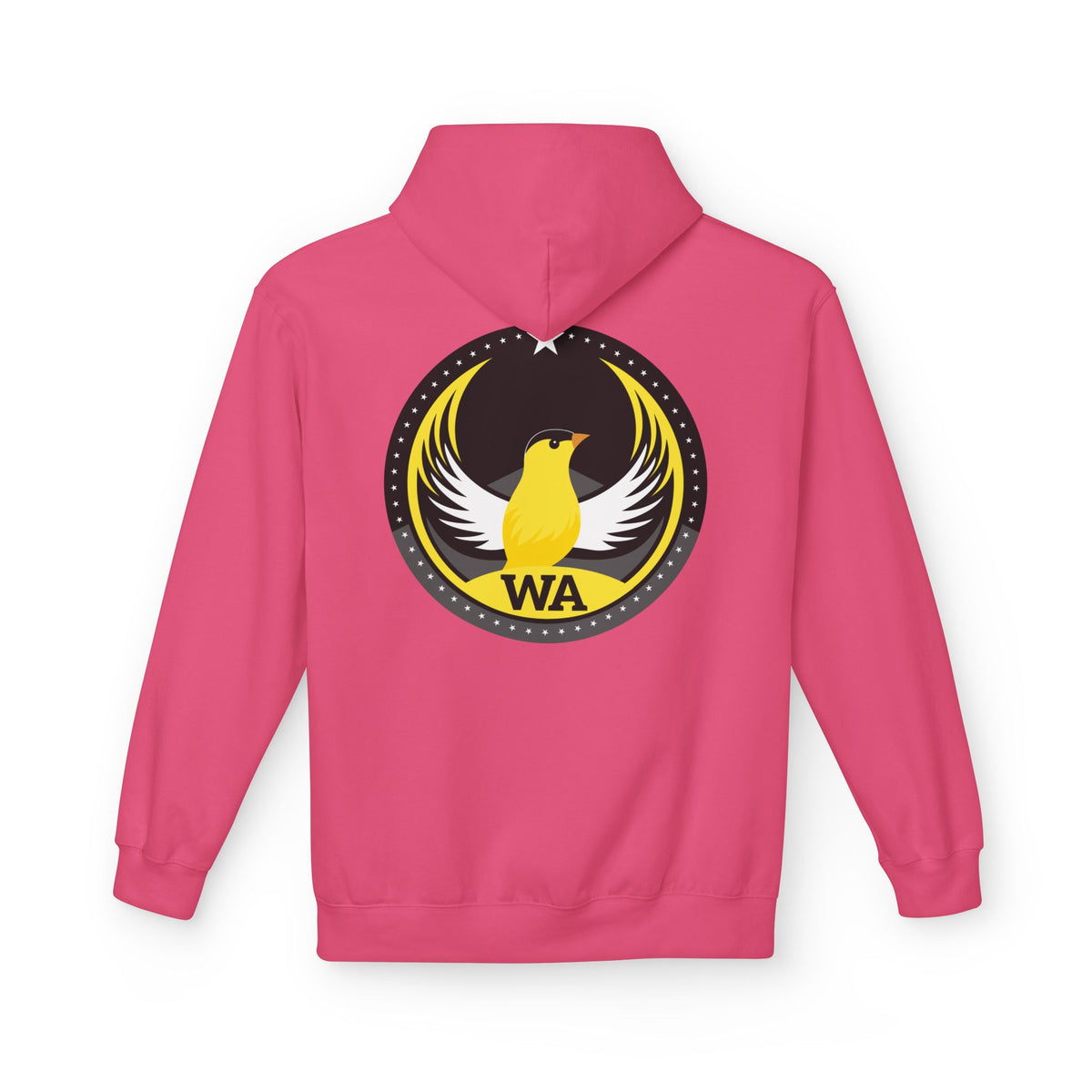 Bird Rebels Midweight Softstyle Fleece Hoodie – WA – Willow Goldfinch – Dark