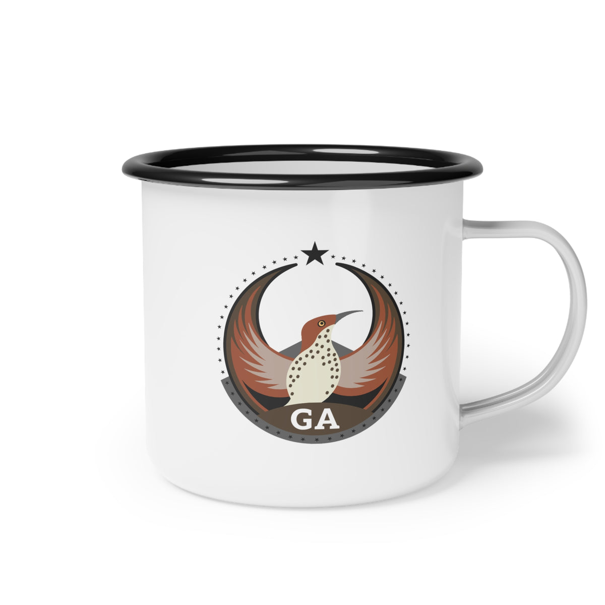 Bird Rebels Enamel Camp Cup – GA – Light