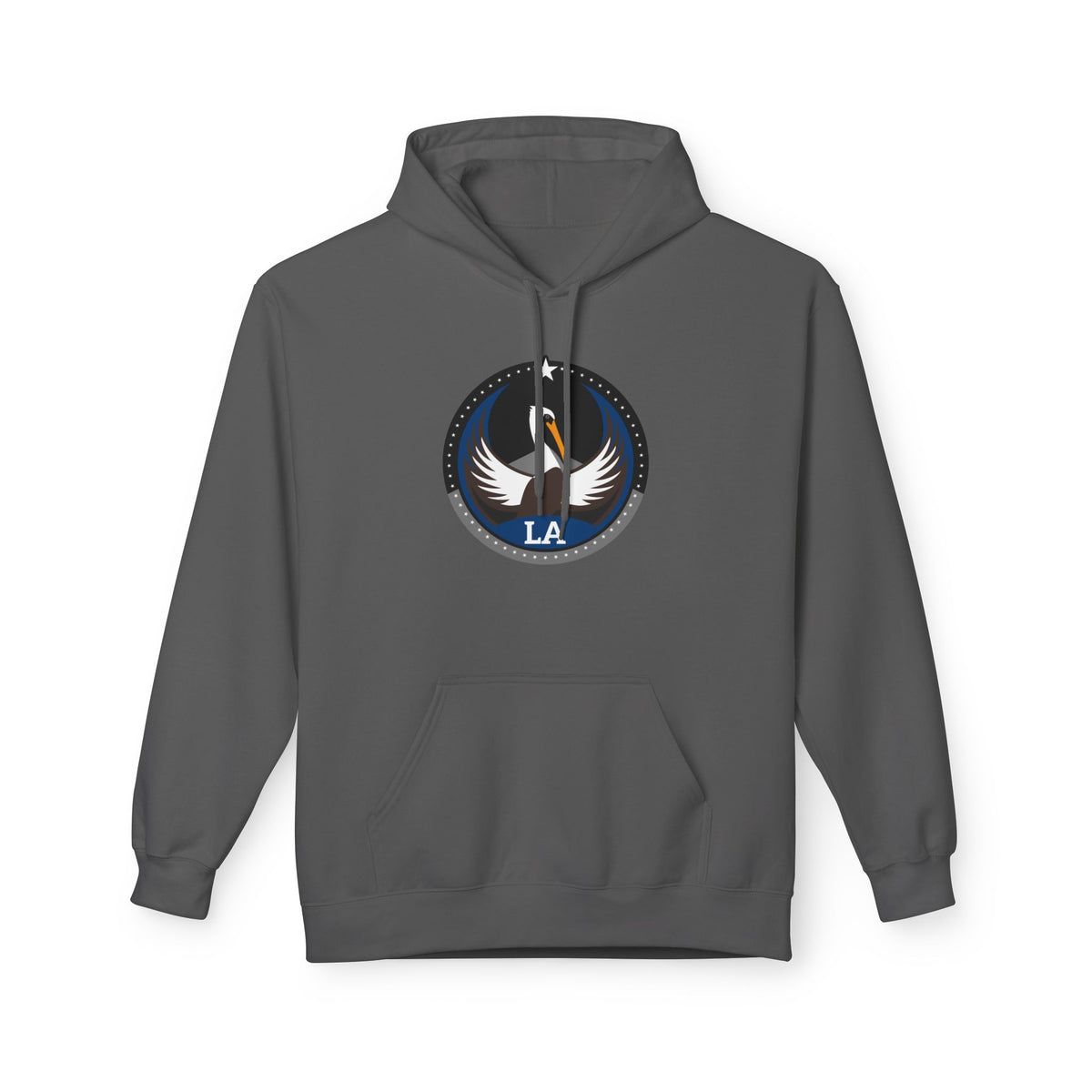 Bird Rebels Midweight Softstyle Fleece Hoodie – LA – Dark