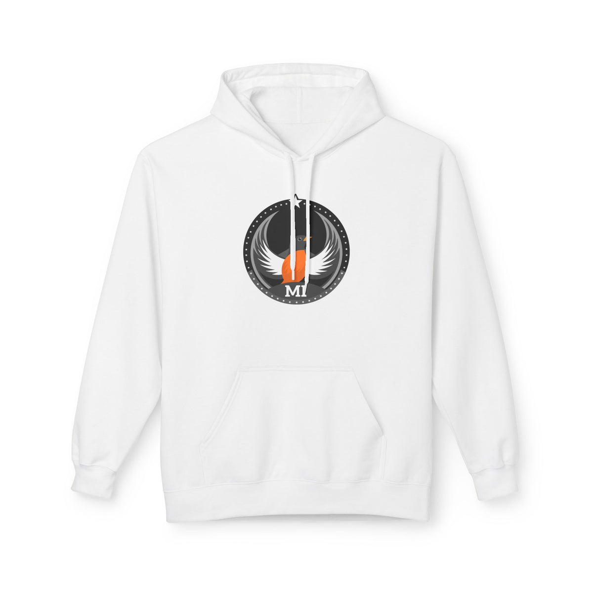 Bird Rebels Midweight Softstyle Fleece Hoodie – MI – Dark