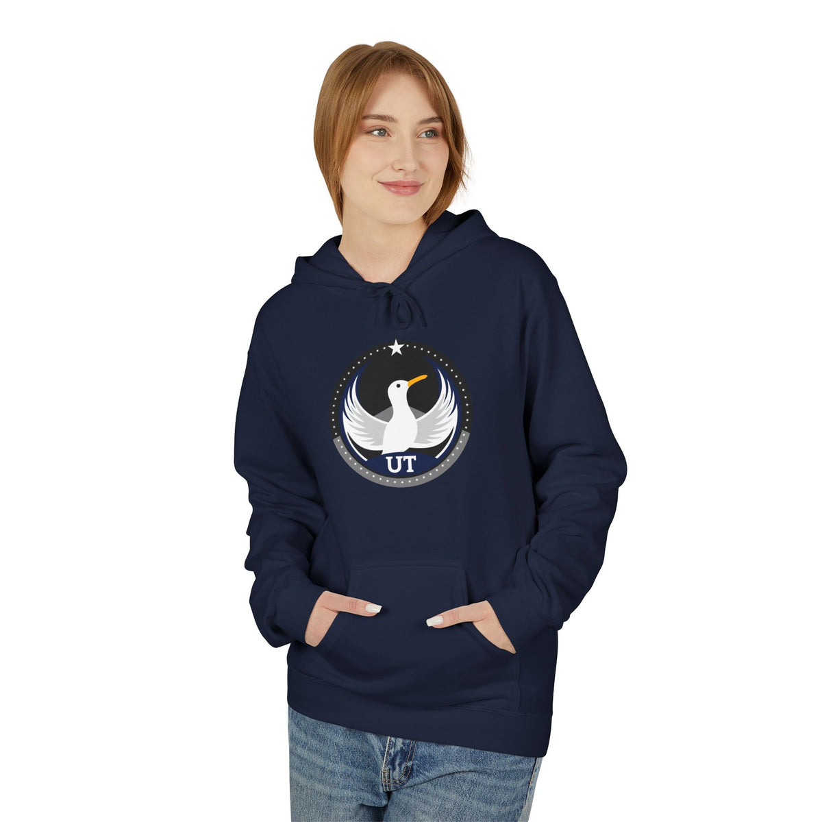Bird Rebels Midweight Softstyle Fleece Hoodie – UT – Dark