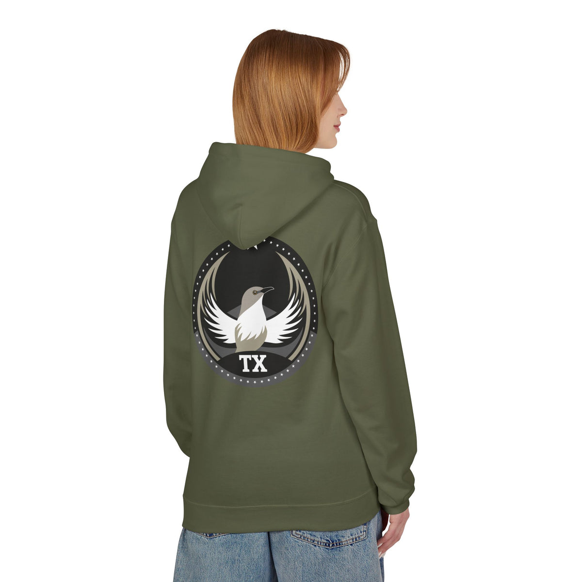 Bird Rebels Midweight Softstyle Fleece Hoodie – TX – Dark