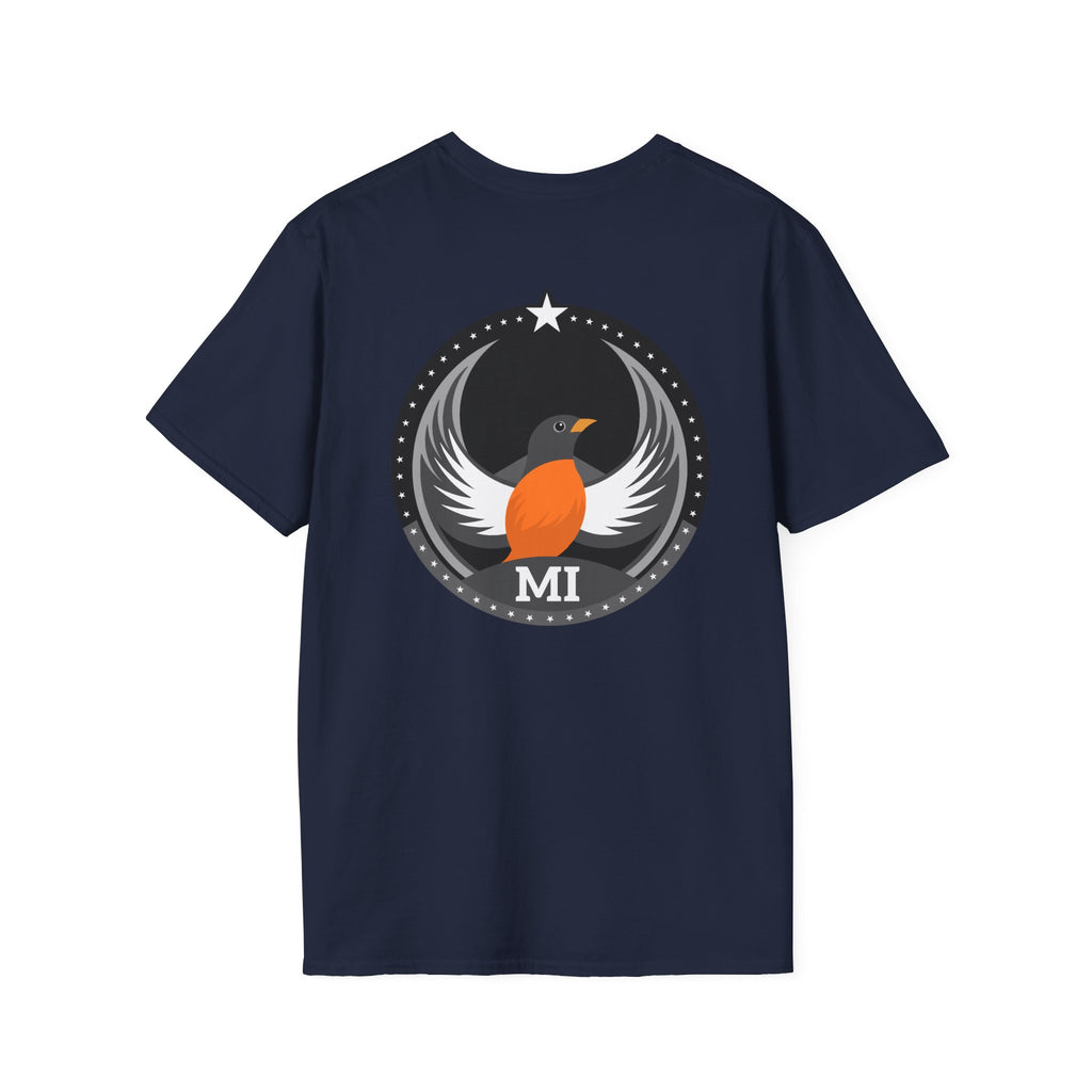 Bird Rebels Softstyle T-Shirt – MI – Dark