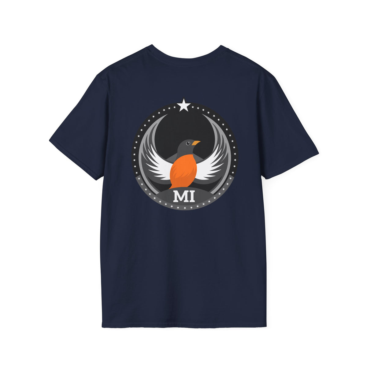 Bird Rebels Softstyle T-Shirt – MI – Dark